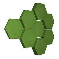 Edition LOFT Honeycomb - 8 Absorber aus Basotect ® - Farbe: Kermit