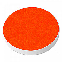 1 Akustik Schallabsorber aus Basotect ® G+ / Kreis 55 cm Multicolore (Orange)