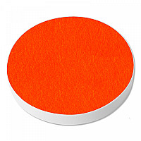 1 Acoustic sound absorber made of Basotect ® G+ / circle 55 cm (orange)