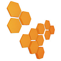 Edition LOFT Honeycomb - 12 absorbers made of Basotect ® - Colour: Juice