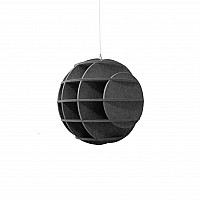 „SATELLITE“ 3D-Akustik-Objekt Kugel für optimale Raumakustik, INNOVATIVES DESIGN / DM: 40 cm