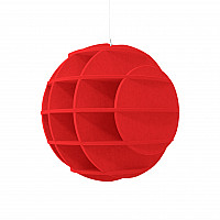 „SATELLITE“ 3D-Akustik-Objekt Kugel für optimale Raumakustik, INNOVATIVES DESIGN / DM: 58 cm