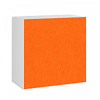 Sound absorber made of Basotect ® G+ / shelf insert suitable for example for IKEA KALLAX or EXPEDIT - Orange
