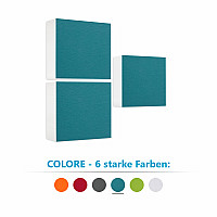 Schallabsorber aus Basotect ® G+ / 3x Regaleinsatz passend z.B. für IKEA KALLAX oder EXPEDIT