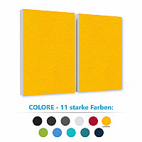 2 Schallabsorber aus Basotect ® G+ / Wandbild Akustik Schalldämmung je 82,5x55cm