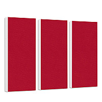 Schallabsorber-Set Colore aus Basotect G+ < 3 Elemente > Bordeaux