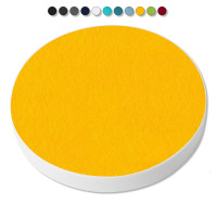 1 Acoustic sound absorber made of Basotect ® G+ / circle 55 cm (sunny yellow)