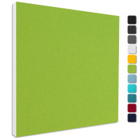 Sound absorber Colore made of Basotect ® G+ / acoustic sound insulation 55x55cm (light green)