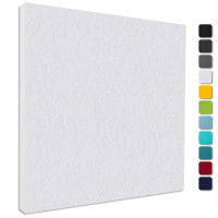 Schallabsorber Colore aus Basotect ® G+ / Akustik Schalldämmung 55x55cm (Weiss)