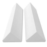2 corner absorbers made of Basotect ® G+ each 20.5x20.5x100 cm Hi-Fi acoustic elements
