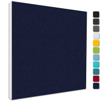 Sound absorber Colore made of Basotect ® G+ / acoustic sound insulation 55x55cm (dark blue)