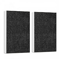 2 Basotect ® G+ sound absorber / Wall object acoustic sound insulation 82,5x55cm (Anthracite)