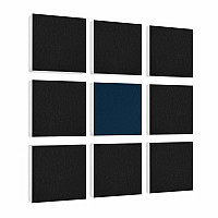 Wall objects squares 9-pcs. sound insulation made of Basotect ® G+ / sound absorber - elements - Set 03