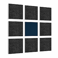 Wall objects squares 9-pcs. sound insulation made of Basotect ® G+ / sound absorber - elements - Set 14