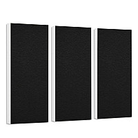 Schallabsorber-Set Colore aus Basotect G+ < 3 Elemente > Schwarz