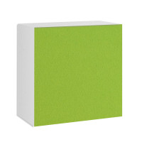 Sound absorber made of Basotect ® G+ / shelf insert suitable for example for IKEA KALLAX or EXPEDIT - Light green