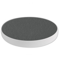 1 Akustik Schallabsorber aus Basotect ® G+ / Kreis 55 cm (Granitgrau)