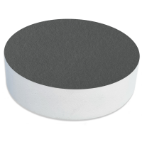 1 Acoustic sound absorber made of Basotect ® G+ / circle 27,5 cm (granite grey)