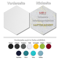 12 Absorber Wabenform aus Basotect ® G+ / Colore Multicolor SET 003 / je 4 Stück 30/50/70mm