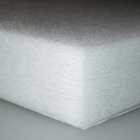 Polyester-Dämmvlies-Matte / Stärke 60mm / selbstklebend - RG: ca. 30kg/m³ - weiß