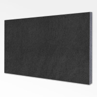 Polyether foam with carbon fibre fleece and barrier layer - self-adhesive on one side